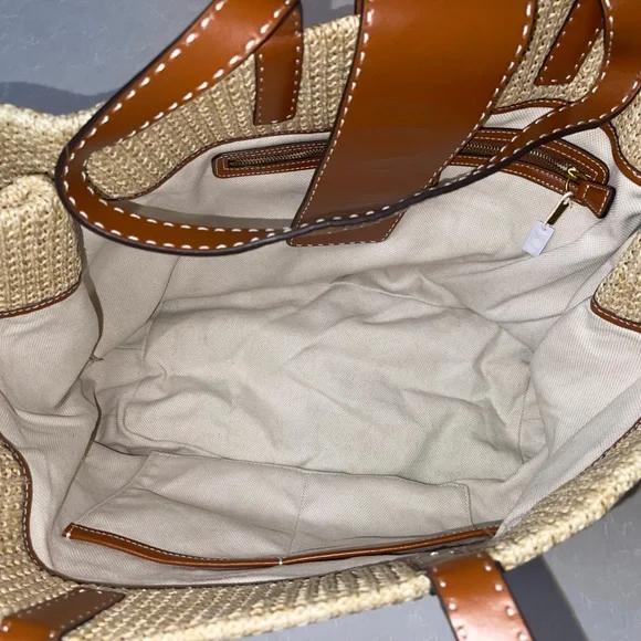 GUC STAUD Mercato Raffia Tote - Picture 10 of 12